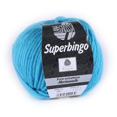 Пряжа Super Bingo Lana Grossa - 1 моток (55 м, 50 гр), цвет 002