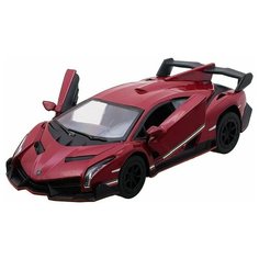 Машинка Lamborghini Veneno 13 см / Цвет Красный MSN Toys