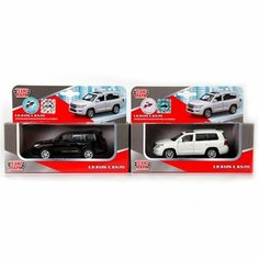 Модель пластик гараж 20,5 см, LEXUS LX-570, желт, кор Технопарк