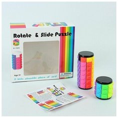 Головоломка "Башня" Цилиндр 2 штука, черный Darvish DV-T-2052