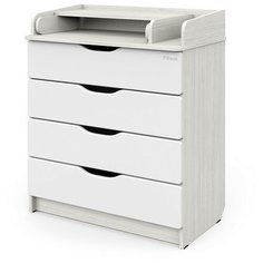 Комод раскладной Pituso Wood/804 ПВХ Древесина белая