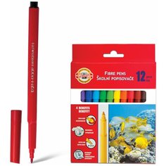 Фломастеры KOH-I-NOOR 771002AB05KS, комплект 6 шт.