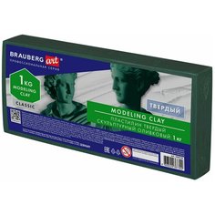 Пластилин BRAUBERG 106526, комплект 3 шт.