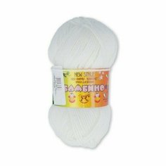 Пряжа Камтекс Бамбино 10 шт. х 50 г 150 м цв. 205 белый (Бамбино-205 белый)
