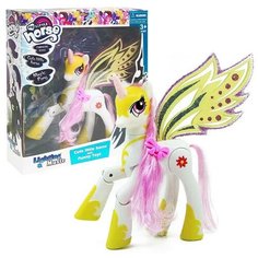 Фигурка пони Принцесса Селестия , My Litlle Horse белая/свет, звук подвижные ножки