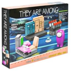 Конструктор/ Амонг Ас/ Among Us/ 162 детали/ 47040/ для ребенка Планета Конструкторов