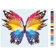 Картина по номерам Y-88 " Бабочка " 60x80 Brushes Paints