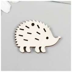 Бирка "Ёж" 4х3 см Noname