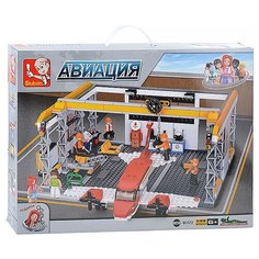 Конструктор пластиковый блочный Авиация (599 дет.) Нет бренда