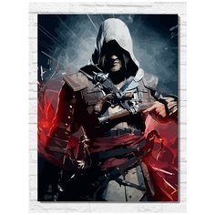 Картина по номерам на холсте игра Assassins Creed IV Черный Флаг - 11498 В 30x40