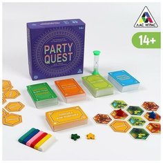 ЛАС играс Настольная игра на объяснение слов «PARTY QUEST. Лепи, называй ассоциации, говори», 14+