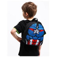 Рюкзак детский "Капитан Америка" на молнии, 23х27 см, Мстители./В упаковке шт: 1 Marvel