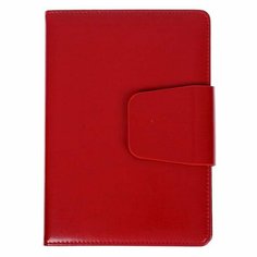 Ежедневник недатированный А5, 160 листов Prestige, твёрдая обложка, искусственная кожа, магнитный хлястик, красный Bruno Visconti