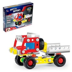 Конструктор металлический "Грузовик", 102 детали / игровой набор / подарок для мальчика / развивающая игрушка / игровой транспорт / модель (1 шт.) Pro Market