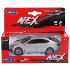 Машинка Welly 1:38 SKODA OCTAVIA IV цвета в ассортименте 43806W