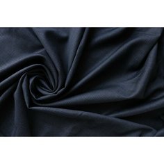 Ткань черно-синяя шерсть в мелкую гусиную лапку Corneliani