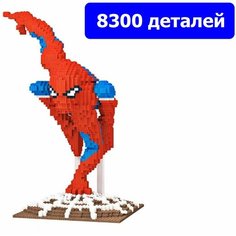 Конструктор из мини блоков 3D развивающий Человек паук Нет бренда