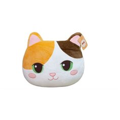 Мягкая игрушка Подушка Кошка желто-коричневая 40 см ТОМАТО