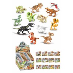 Конструктор 1TOY Blockformers "Парк динозавров", в ассортименте 12 видов