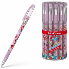 Ручка шариковая ColorTouch Ladybug, узел 0.7 мм, грип, чернила синие, 24 шт. Erich Krause