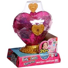 Игровой набор Кристаллы Шкатулка с секретами Сердце, 20+ сюрп,18х13x10см Funlockets Т22689