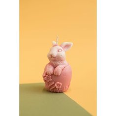 Силиконовая форма для свечей " Заяц Пасхальный "/ молд для мыла, гипса, эпоксидной смолы Molds.Sever