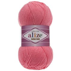 Пряжа Alize Cotton gold ярко-розовый (33), 5 шт