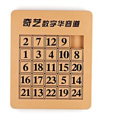 Головоломка игра "15" пятнашки QiYi (MoFangGe) Number Sliding Klotski Magnetic 5x5 Lite