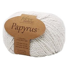 Пряжа Fibra Natura Papyrus Фибра Натура Папирус, 77% хлопок, 23% шелк, 50 г, 120 м, 1 моток.