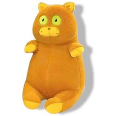 Мягкая игрушка Кот Бегемот 45 см рыжий китай