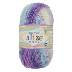 Пряжа Alize Sekerim batik, 100 % акрил, 100 г, 320 м, 1 шт., 3483 разноцветный
