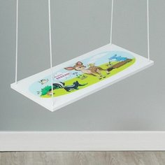 Качели детские "Лесные зверята" Лесная мастерская