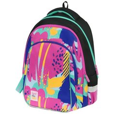 Рюкзак Berlingo "Comfort", Abstract Pink, 38х27х18 см, 3 отделения, 3 кармана, эргономичная спинка (RU09113)