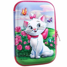 Пенал каркасный с эффектом 3D, 15х22 см, Коты Аристократы Disney