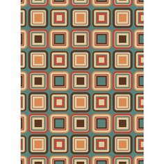 Отрезная ткань для мебели Ambesonne "Разные квадраты" метражом для рукоделия и шитья, оксфорд, 155 см
