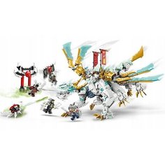 Конструктор Ниндзяго " Ледяной дракон Зейна " 1070 деталей. Lepin
