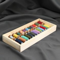 Ящик для рукоделия, деревянный, 34 × 15 × 4,5 см Flash Me