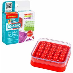 Головоломка Bondibon развлекательная настольная игра "iq-кейс", цвет красный БондиЛогика развивающая игрушка нейротренажер