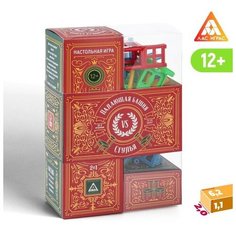 Настольная игра Башня против стульев, 54 бруска с наклейками, 18 стульев, 12+ Нет бренда