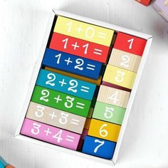 Логический набор «Решаем» 36 деталей, примеры Томик