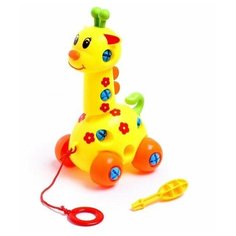 Конструктор для малышей Жираф, 24 детали Нет бренда