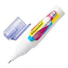 Ручка корректор Silwerhof 443008 6мл дисплей картонный (12 шт. в упаковке)