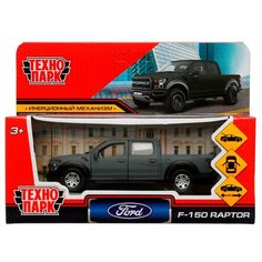 Машинка металлическая Технопарк FORD F150 RAPTOR SOFT 12 см F150RAP-12FIL-GY