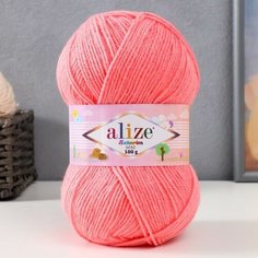 Пряжа "Sekerim Bebe" 100% акрил 320м/100гр (517 св. персик) Alize