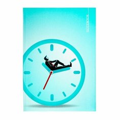 Записная книжка А5 128 листов в линию "Делу время", интегральная обложка, матовая ламинация, выборочный УФ-лак, блок офсет 65 г/м2 Полиграф Принт