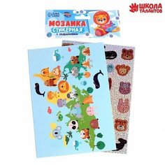 Стикерная мозаика Карта мира/1 шт Китай