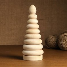 Заготовка для творчества Пирамидка, 18хd7см Нет бренда