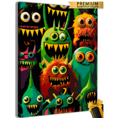 Картины по номерам Монстры 40x50