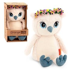 Мягкая игрушка «Сова Лиза: Цветочная фантазия», 20 см Orange Toys