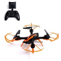Квадрокоптер LH-X20WF, камера, передача изображения на смартфон, Wi-FI, цвет чёрно-оранжевый NO Name